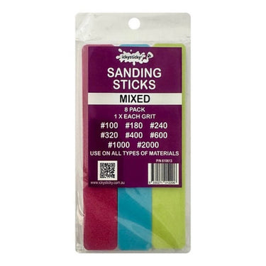 Icky Sticky 610613 Sanding Sticks Mixed 8pk